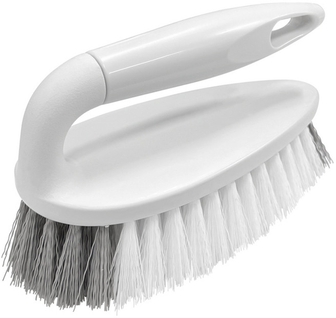 솔앤소울 손잡이가 편한 특대형 핸드 청소솔, 라이트그레이, 1개