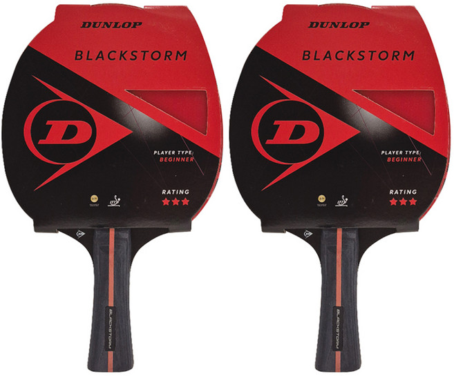 던롭 쉐이크핸드 양면 탁구라켓 Dunlop BLACKSTORM, 블랙스톰