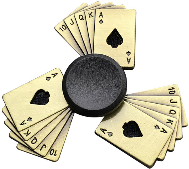 제이앤케이 골드 다양한 무늬의 스피너 타입2, 혼합색상, 1개