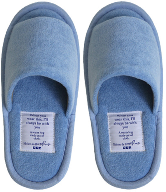 메종드룸룸 테리 홈 실내화, 스카이, 1개