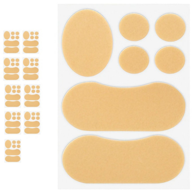 라이프팁스 군인 전투화 물집 방지 패드 뒤꿈치 보호, 10개