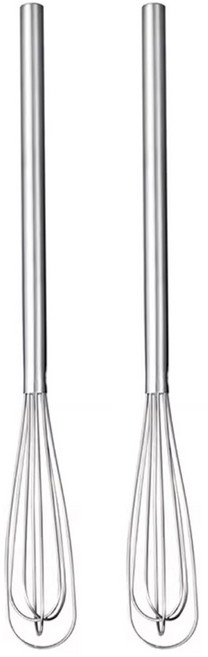 마켓욜 와이어 미니 거품기, 실버, 2개