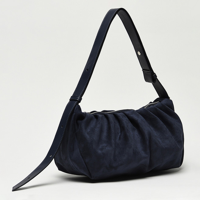 ALICE MARTHA Erin 皮革斜背包, 海軍藍