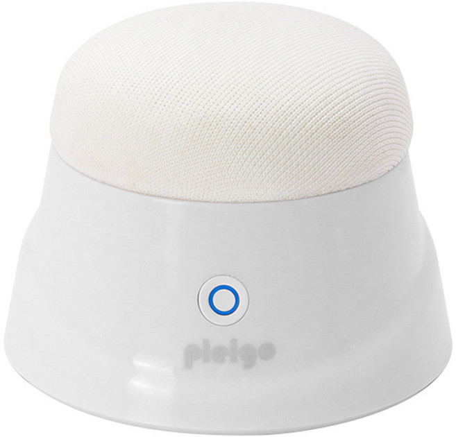 PLEIGO 맥세이프 미니 휴대용 블루투스 TWS 스피커, MS10, 화이트