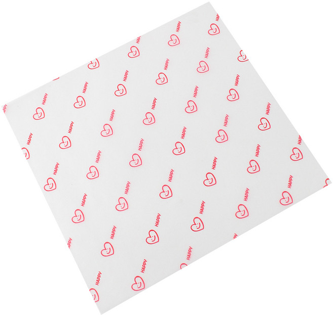 아이엔피 미니 코팅 디자인 깔지 하트 17.5 x 16.5 cm, 1개입, 100개