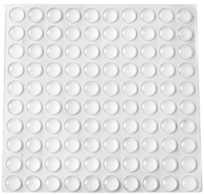 JUSTPICK 충격완화 소음방지 스티커 반구형, 100개