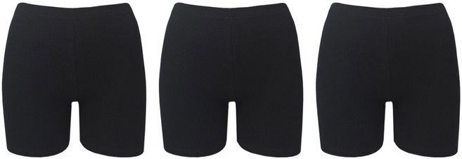 올리비아바비 국내산 베이직 면스판 3부 속바지 3p