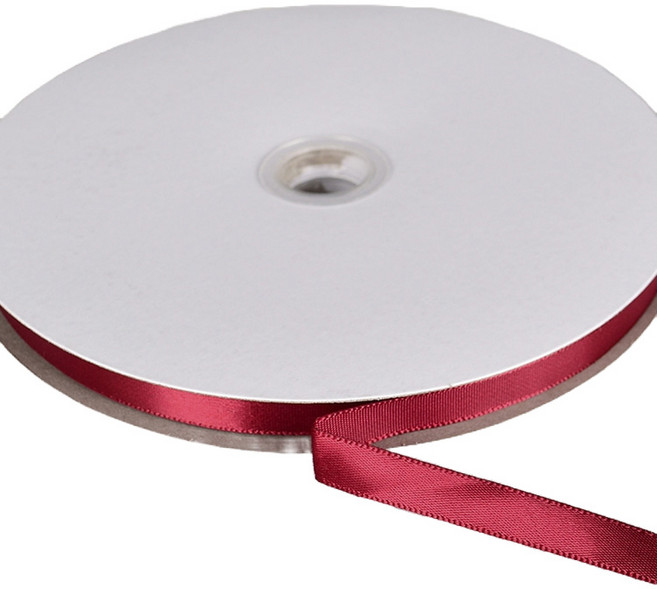 조이파티 공단 리본끈 10mm, 레드, 91m, 1개