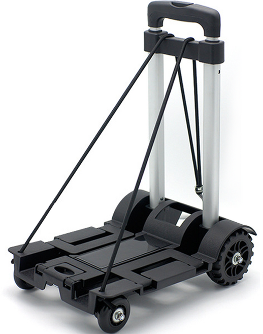 비투윈 접이식 알루미늄 핸드카트 4륜 2세대, 블랙, 1개