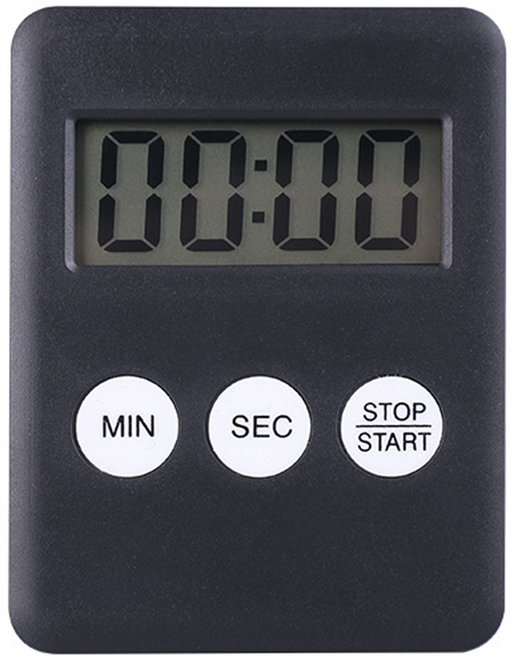 일상속반짝 요리 쿠킹 타이머, 블랙, 1개