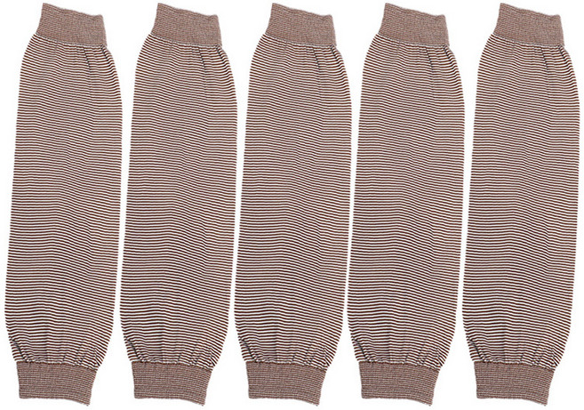 마다꾸미 스판 통기성 좋은 긴팔 토시 5세트, 브라운