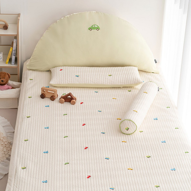 아리베베 유아용 순백이 순면 누빔 패드, 자동차, 1개