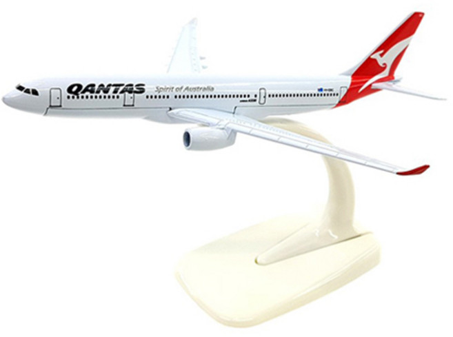 1:400 A330 澳洲航空 飛機模型 HF115872WH, 白色, 1個