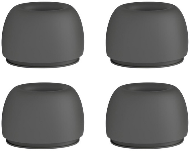 오디오에스프레소 밀크티 갤럭시 버즈3 프로 실리콘 이어팁, 블랙, 4개