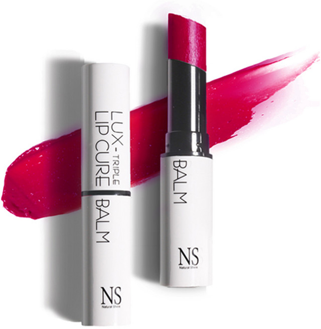 네츄럴샤인 럭스 트리플 립큐어밤 글로시, 아우라, 5g, 1개