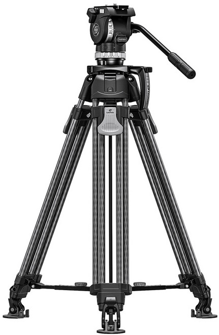 레오포토 보링 비디오 삼각대 세트, LVF-163C, FH-10, 1세트