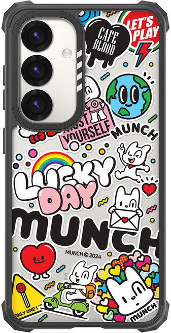 모란카노 뭉크 아이코닉 임팩트 투명 디자인 휴대폰 케이스