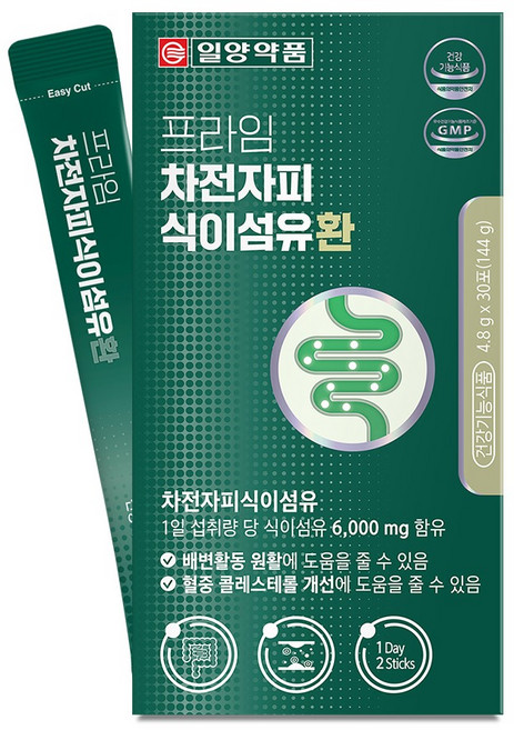 일양약품 프라임 차전자피 식이섬유환 30p, 144g, 1개