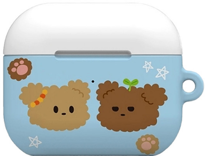 워너프 몬드 에어팟4 하드 케이스, 베어프렌즈 베어프렌즈, 1개