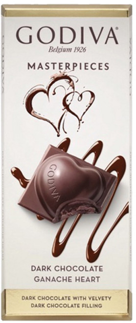 고디바 마스터피스 다크 초콜릿, 86g, 1개
