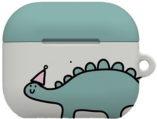 워너프 몬드 에어팟4 하드 케이스, 공룡라이프 생일공룡, 1개