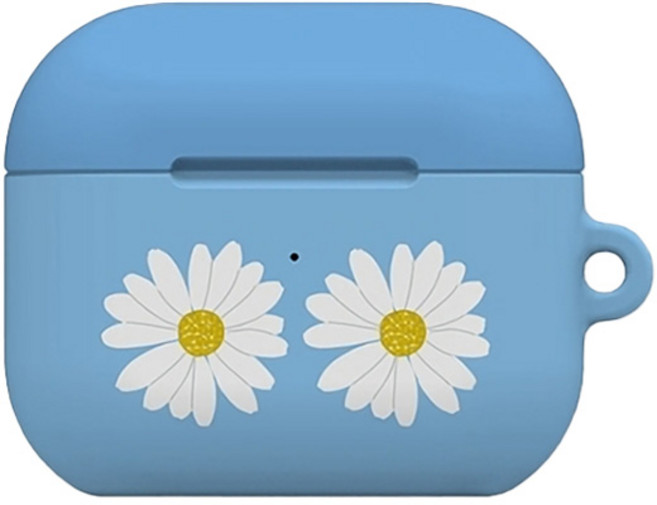 워너프 몬드 에어팟4 하드 케이스, 빅플라워 데이지, 1개