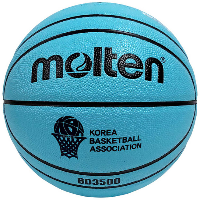 몰텐 농구공 블루 BD3500-B-2-KBA, 1개, B6D3500-B-2-KBA