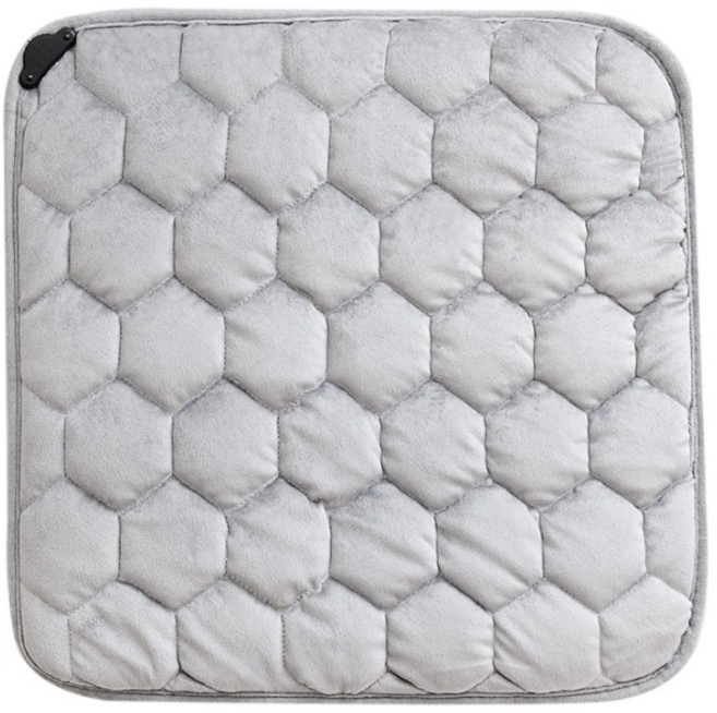 HANWUL USB 극세사 온열방석 HW-1107, 그레이, 45 x 45 cm