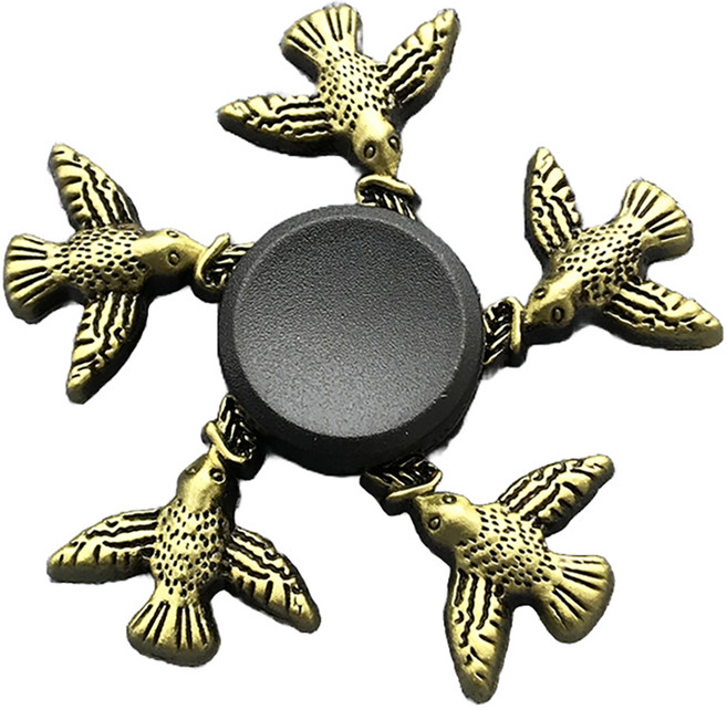 J&K 打發時間必備用品 有趣的指尖陀螺 商品9, 1個, 混合顏色