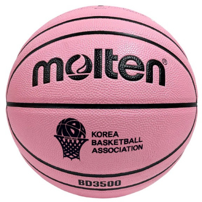 몰텐 농구공 핑크 BD3500-P-2-KBA, B6D3500-P-2-KBA, 1개