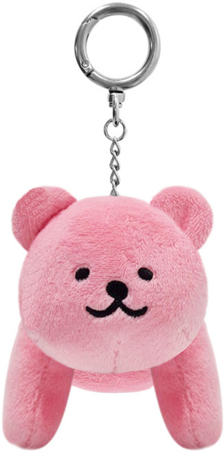 엑스오플레이 빵빵이의일상 사운드 인형 키링 분홍 끼꼬, 1개, 핑크, 14cm