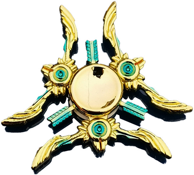 제이앤케이 씽씽 잘돌아가는 즐거운 피젯스피너 스타일18, 혼합색상, 1개