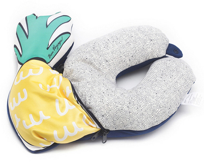 럭키플래닛 본보야지 2in1 목베개 파인애플