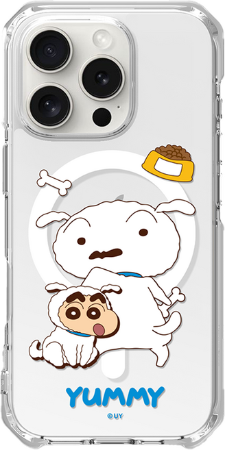 DESIGNSKIN 蠟筆小新 好朋友 MagSafe 圖案手機殼