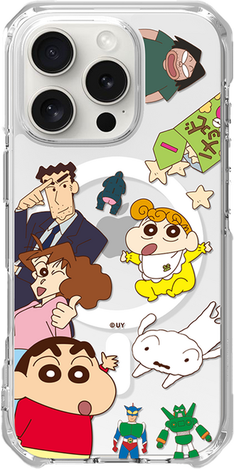 DESIGNSKIN 蠟筆小新 好朋友們 MagSafe 圖案手機殼