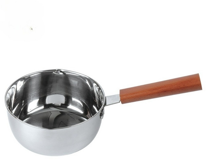 홈파워 인덕션 IH 스텐 계량냄비, 20cm, 실버, 1개