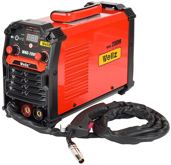 Wellz 논가스 용접기 미니, WNG-200M, 1개