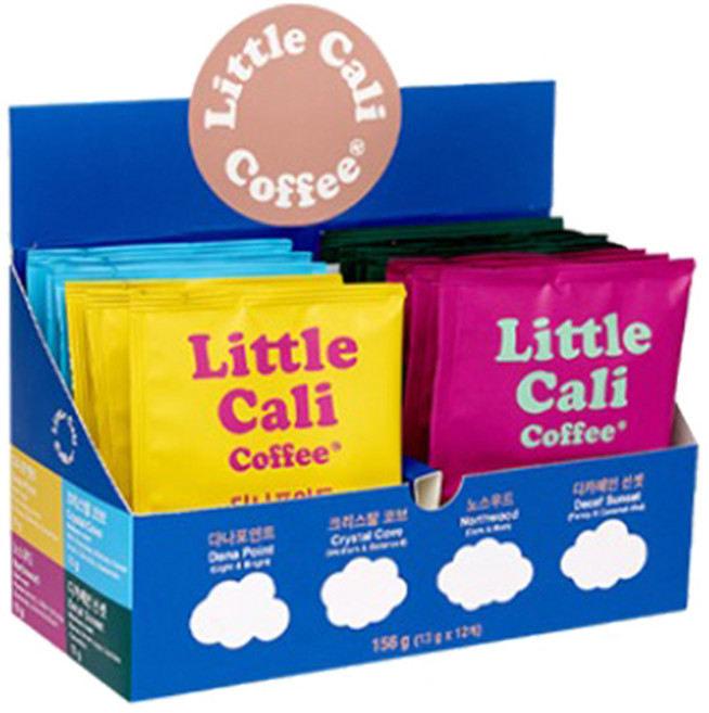리틀캘리 버라이어티 팩 티백형 원두 커피 4종, 13g, 12개입, 1세트