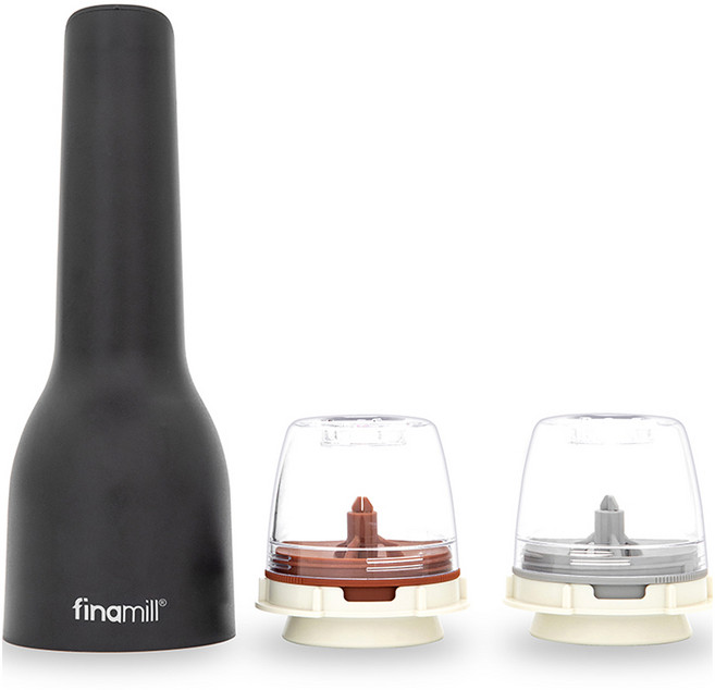 파이나밀 2세대 USB 전동 그라인더 무광블랙, 1개, 50ml