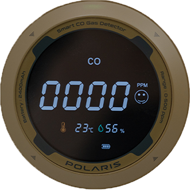 폴라리스캠프 택티컬 일산화탄소 경보기, 1개