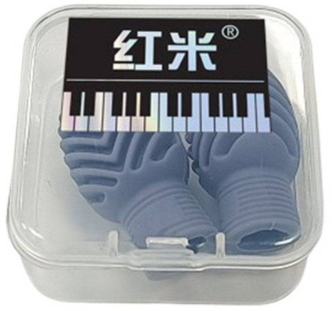 Topia 練習用鼓棒靜音頭, 深灰色, 1個