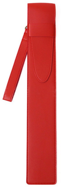 탑피아 고급 드럼스틱 가죽 파우치 레드, 1개