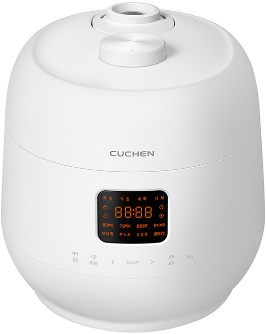 쿠첸 더 핏 슬림 전기압력밥솥 10인용, CRS-FSWD1040PW, 퓨어화이트