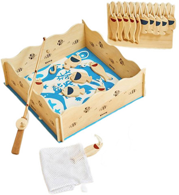 키엔비 빅 피쉬 원목 낚시놀이