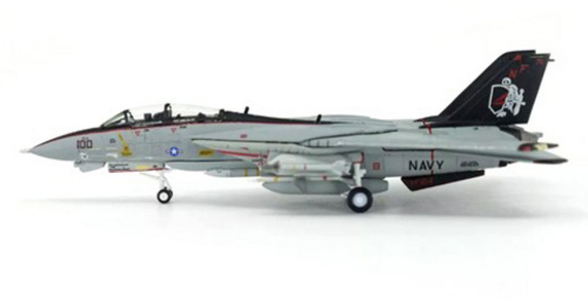 1 / 200 F-14A VF-154 黑騎士戰鬥機壓鑄模型 HG366597GY, 灰色, 1個