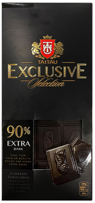 타이타우 익스클루시브 90% 다크초콜릿, 1개, 100g