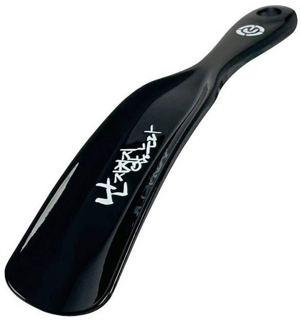 언더테크 프리미엄 휴대용 슈혼 축구화 주걱 UTG001, 검정, 1개