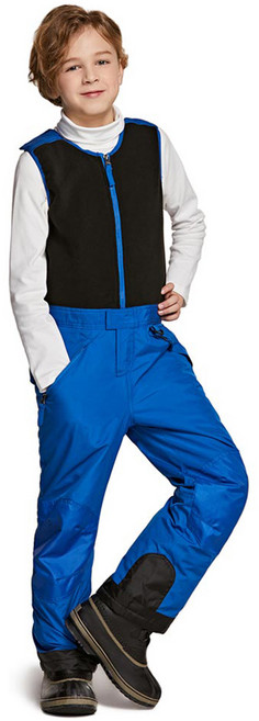 테슬라 아동용 배색 스키 보드 멜빵바지 TM-BKO61