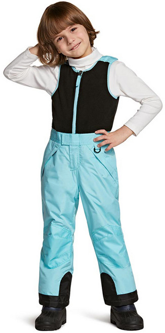 테슬라 아동용 배색 스키 보드 멜빵바지 TM-BKO61