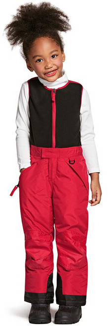 테슬라 아동용 배색 스키 보드 멜빵바지 TM-BKO61